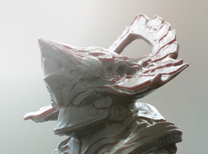 reisender helm artchallenge sci fi büste fantasie skulptur zahl kunst skulpturen 3d print model - Mito3D