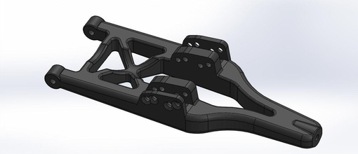 traxxas s maxx t suspensión brazo conjunto tra5132r 3d impresión 5132 modelo monstruo pasatiempo bricolaje diy automotor 3d print model - Mito3D