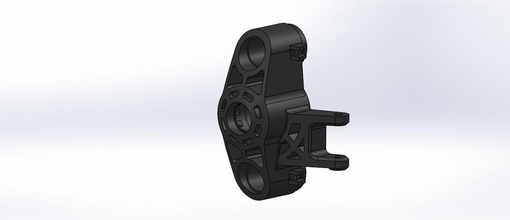 traxxas t maxx sterring nudillos 3d impresión modelo direccion conjunto brazo pasatiempo bricolaje diy automotor 3d print model - Mito3D