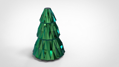árvore vela silicone mofo arte cera abeto moule construir interior decorações casa decoração 3d print model - Mito3D