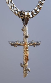 tree cross jesus pendant girl statue hand skull jewelry jeweler vogue printable cnc gold silver 3d catholic church sacred pendants 3d print model - Mito3D