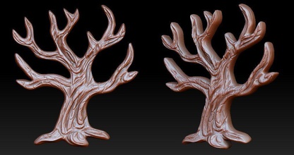 árbol colgante pendiente naturaleza animal 3dmodel 3dprinting joyería joya anillo colgantes 3d print model - Mito3D