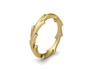 tree ring women 531 jewelry fashion accessories gold diamond woman design fengshui rings 3d print model - Mito3D