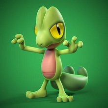 treecko Pokémon pokémons Évoli vaporeon jolteon flareon espéon Ombreon feuille Sylveon sceptile Jeux jouets 3d print model - Mito3D