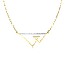 triangolo geometrico collana orecchino gioielleria oro squillare diamante gioiello stampabile gemma bianca moda brillante sterlina braccialetto Fidanzamento engagement bellezza 3d print model - Mito3D