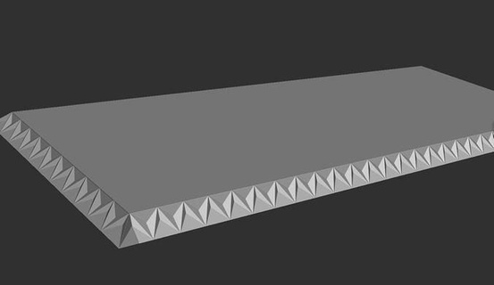 üçgen mezar sınır cnc taşı ceviz anıt cncrelief mezarlık taş oymak model mermer stl Sanat heykeller 3d print model - Mito3D