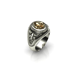 tribal ring jewel gold mans woman fashion silver platinum clothing jewelry rings 3d print model - Mito3D