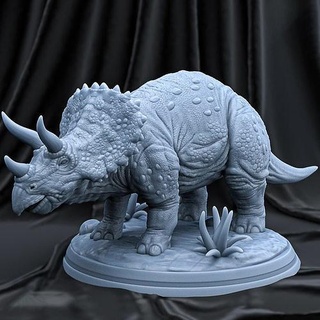 Triceratops aslan 3dmodel vızıltı elden Sanat oyun hayvan hayvanlar aslanlar kaplan pokemon gergedan Dinozor Trex Jurassic heykeller 3d print model - Mito3D