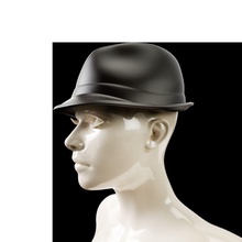 trilby hat fashion baseball titfer clothing hood protection challenge other 3d print model - Mito3D