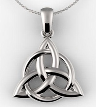 trinity design pendant jewelry celtic beautiful designer unique simple elegant pendants 3d print model - Mito3D