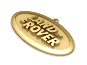 trinket gold land rover logo jewel jewellery jewelry pendant pendants 3d print model - Mito3D