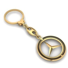 trinket keychain gold silver printable jewel jewelry 3d print model - Mito3D
