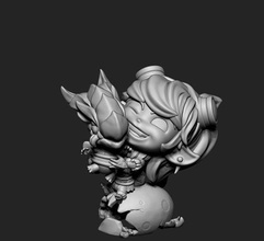 tristana dragon trainer skin lol league legends leagueoflegends printing games toys accessories game moba 3d miniatures figurines egg 3d print model - Mito3D