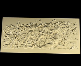 anıt kabartma sanat avenue bulvarı champs elysee paris heykel zafer kemeri heykeller 3d print model - Mito3D