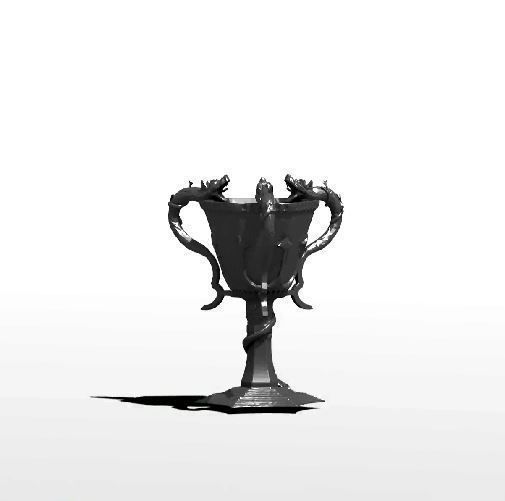 tremaghi tazza lowpoly hogwarts harry vasaio cosplay oggetti scena calice maghi mago costume arte scansioni repliche passo fan stregoneria magia pozione 3D print model - Mito3D