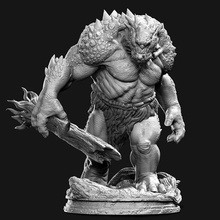 trol lotr canavar orta dünya thehobbit sauron gandalf aragorn legolas frodo gimli mordor gollüm mitoloji bilbo kral thorin heykel fantezi kurgusal yaratık sanat heykeller 3d print model - Mito3D