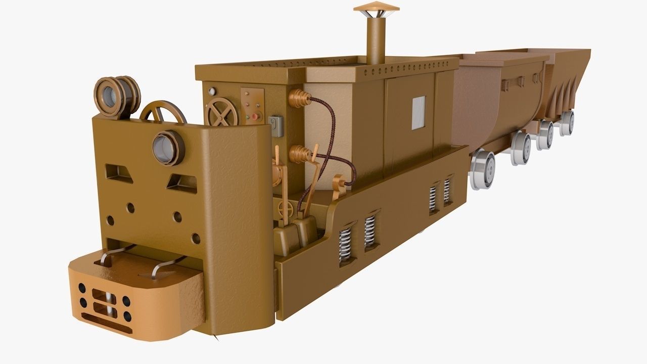 trolley vehicle train railway carriage carri wagon hobby diy electronics 3D print model - Mito3D