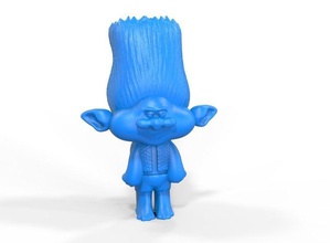 trolls branch troll character funny angry cartoon games toys 3d print model - Mito3D