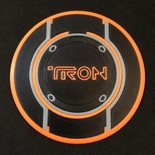 tron legacy disc coaster lightcycle cycle clu grid computers disk bare drink homeware barware drinkware house accessories 3d print model - Mito3D