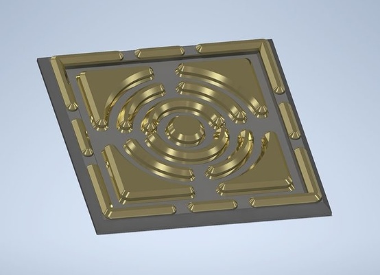 elektronik energie teller wissenschaft symbol gestalten technologie abstrakt vision halteplatte dekoration 3d 3dprint 3d print model - Mito3D