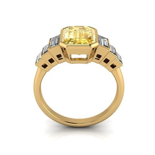 true love emerald ring jewel gem engagement wedding jewellery diamond silver jewelry gold engagem fashion sterling pendant necklace beauty earrings pendants rings 3D print model - Mito3D