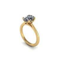 wahr Liebe Oval Diamant Ring v2 Juwel Engagement Hochzeit Schmuck Silber Gold engagem Mode Sterling Anhänger Halskette Schönheit Ohrringe Ringe 3d print model - Mito3D