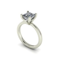 amar princesa diamante anel jóia gema noivado casamento jóias prata joalheria ouro engagem moda esterlina pingente colar beleza brincos pingentes argolas 3d print model - Mito3D