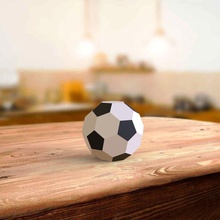 gekürzt Ikosaeder Fulleren Dodekaeder platonisch Polyeder Fußball Ball geometrisch Hexagon sechseckig gestalten Dekor Spiele Spielzeuge 3d print model - Mito3D