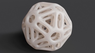truncated rhombicosi nest art archimedean polyhedra dodecahedron icosahedron icosahedral mathematical mathart complex 3dprint icosidodecahedron printing nested layered net interlinked interlocked geometric shape 3d print model - Mito3D