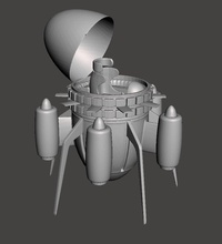 bañador hora máquina 3d modelo esfera dragón continuar pelota dbz juegos juguetes 3d print model - Mito3D