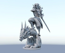 wahrheit drachen yasuo liga of legenden 3d drucken modell champion spiele spielzeuge 3d print model - Mito3D