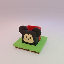tsum planter box mickey flower pot tsumtsum mouse disney hobby diy 3d print model - Mito3D