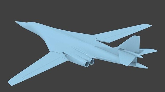 tu 160 aeronave avión jet bombardeo militar pasatiempo bricolaje diy 3d print model - Mito3D