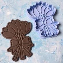 tulip cookie cutter cookiecutter games toys house kitchen dining cookiestamp cake food cutting nickelodeon kids play decoration disney micky 3d print model - Mito3D