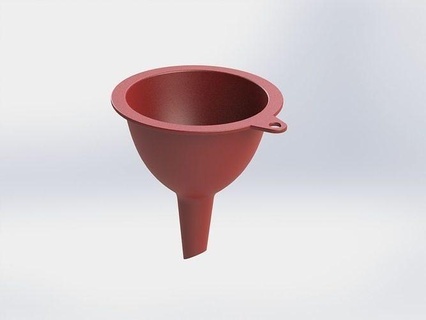 tunnel stl ready 3d printing funnel plastic design house kitchen dining 3d print model - Mito3D