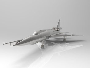 tupolev tu-22 soviet bomber 3d ready science plane aircraft airforce engineering 3d print model - Mito3D