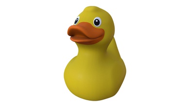 turbo yellow rubber duck print cute art plastic classic design toy swim bathroom deco decoration play pool hobby collecting tub animals bird icon games toys 3d print model - Mito3D