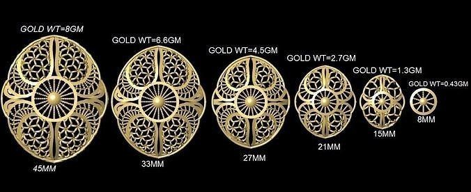 Türkiye telkari mücevher tasarımlar kolye tasarım Sanat gümüş yazdırılabilir altın sarkık jali takı 3d print model - Mito3D