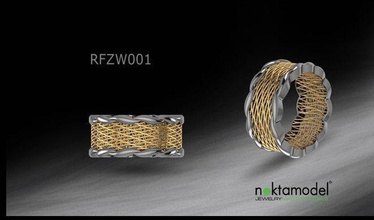 turkish ring ladies rings nokta jewelry 3d print model - Mito3D