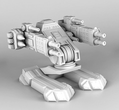 turret 1 robot tourelle arme Jeux guerre pistolet art 3d 3dprintmodel impression jouets 3d print model - Mito3D