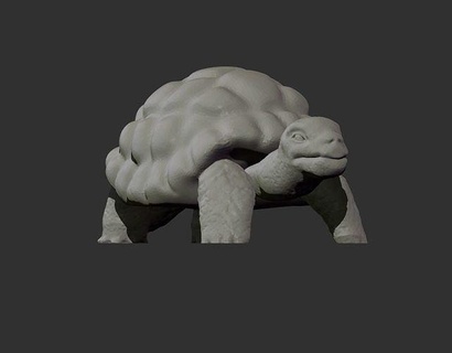turtle model tortoise animal decorative 3dprint art sculptures 3d print model - Mito3D