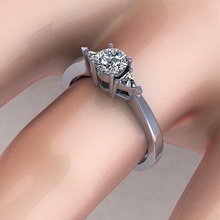 amor dior diamante anillo joya compromiso Boda joyería plata oro enganchar Moda libra esterlina colgante pendiente collar belleza pendientes colgantes anillos 3d print model - Mito3D