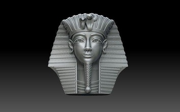 tutankhamun head tutankhamun egipt king head figurine statue bust pharaoh ancient art sculptures