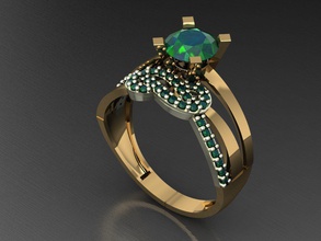 tw0190 diamant bague Collier bracelet gemme gemmes bijoux mode or conception argent luxe élégant brillant boucle d'oreille pendentif femmes anneaux 3d print model - Mito3D