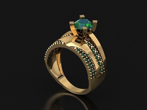 tw034- diamond ring rings necklace jewelry gems fashion gold design silver elegant shining gem bracelet earring pendant sapphire women wedding 3d print model - Mito3D