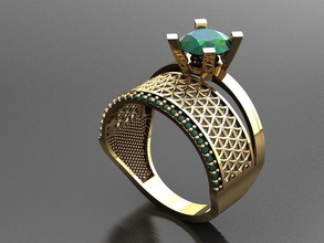 tw061- diamond ring rings necklace jewelry gems fashion gold design silver elegant shining gem bracelet earring pendant sapphire women wedding 3d print model - Mito3D