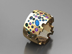 tw076 diamante anillo anillos collar joyería joya gemas Moda oro diseño plata elegante brillante pulsera arete colgante pendiente zafiro mujer Boda 3d print model - Mito3D