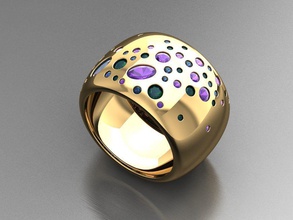 tw086 diamant bague anneaux Collier bijoux gemmes mode or conception argent élégant brillant gemme bracelet boucle d'oreille pendentif saphir femmes mariage 3d print model - Mito3D
