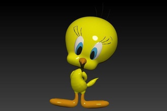 titti uccello 3d modello arte 3dmodel cartone animato giocattoli zbrush animazione scultura fai giochi 3d print model - Mito3D
