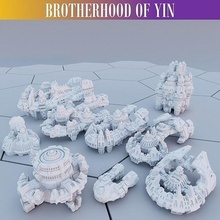 crepuscolo impero navi fratellanza of yin spazio fazione corazzata fioreia nave stellare tavola giochi miniature giocattoli 3d print model - Mito3D